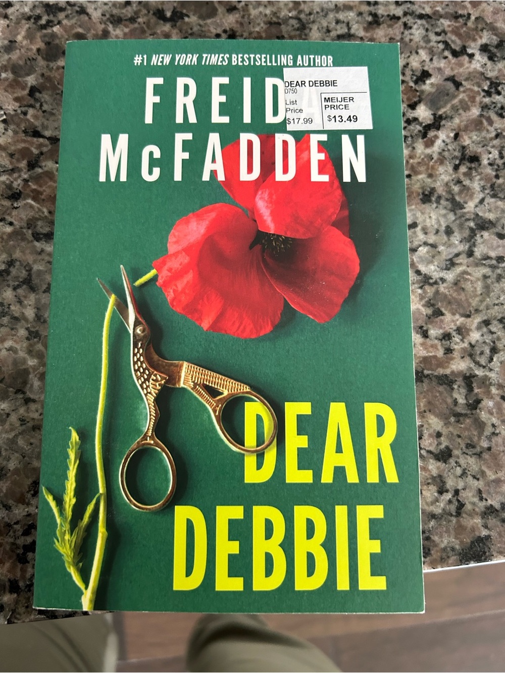 Dear Debbie by Freida McFadden